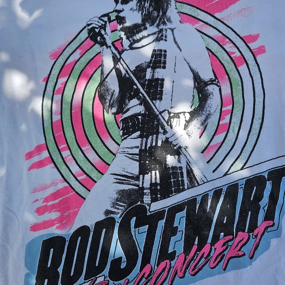 ROD STEWART NWOT 2XL SHIRT,the beatles,U2,rolling stones,madonna - Picture 2 of 3